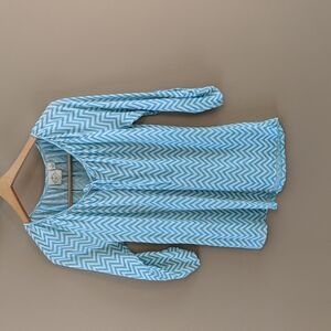 St. John's Bay M 3/4 sleeve top with tie